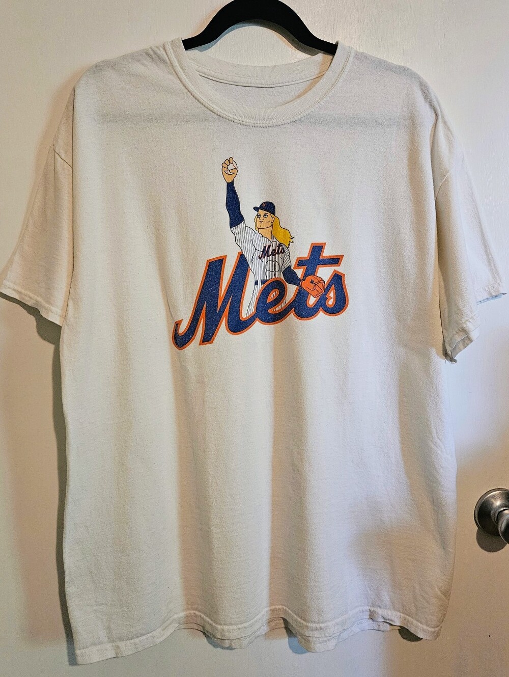 Vintage 2017 New York Mets Noah Syndergaard Thor Delta Promo T-Shirt